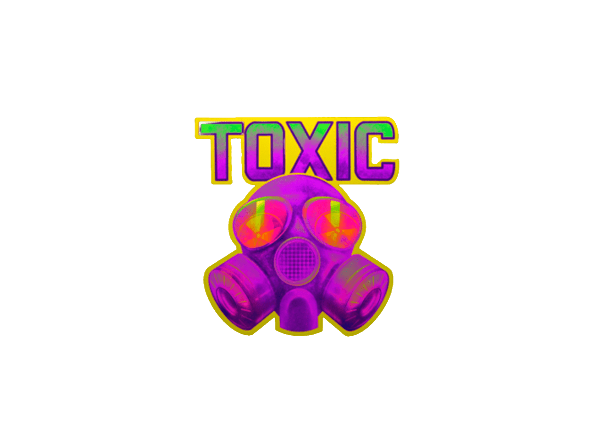 Sticker Toxic Color
