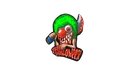 Sticker Bloody Clown