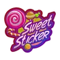 Sticker Candy Cane