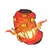 Sticker Ghost Lantern Color