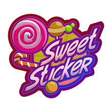 Sticker Candy Cane