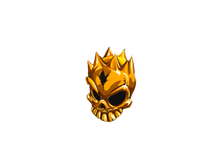 Sticker Gold Skull