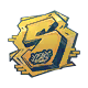 Sticker Jubilee 5 Gold