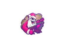 Sticker Mad Santa