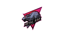 Sticker Metal Rat