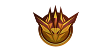Sticker Phoenix Blazon Gold