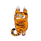 Sticker Striped Zodiac