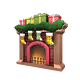 Charm "Christmas Fireplace"