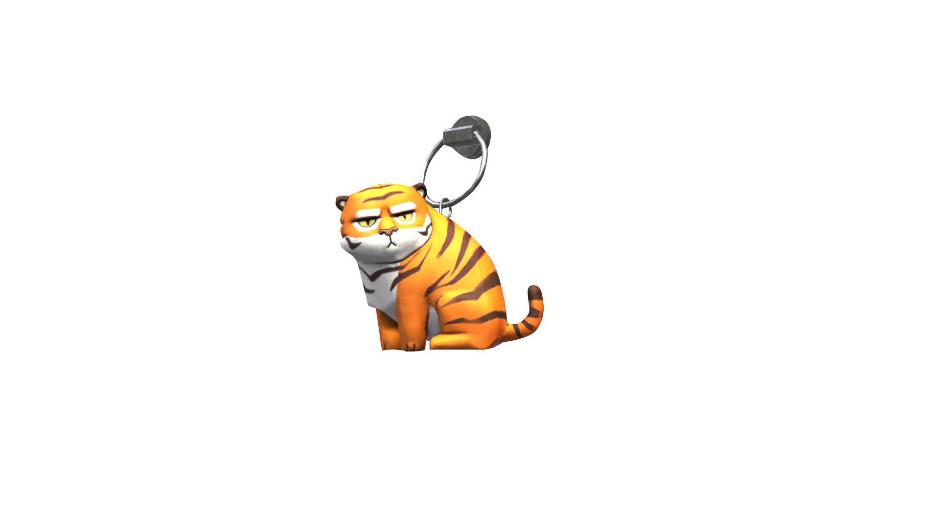 Charm Grumpy Tiger