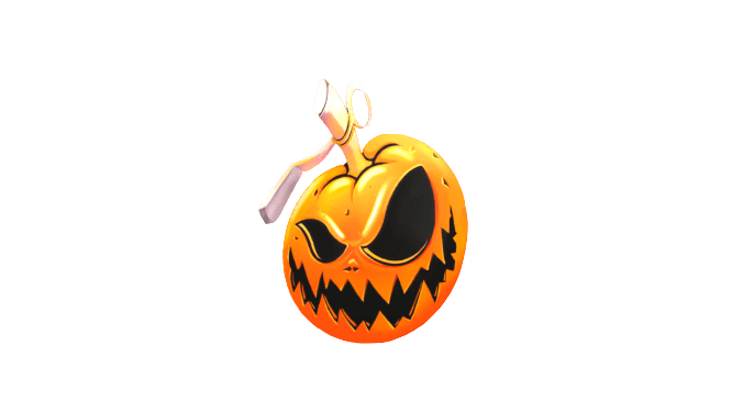 Sticker Evil Pumpkin
