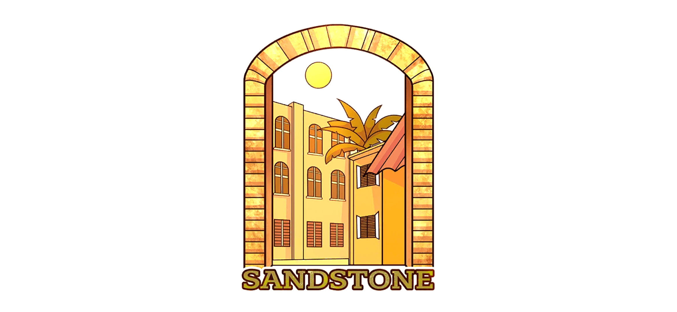 Sticker Sandstone Gold